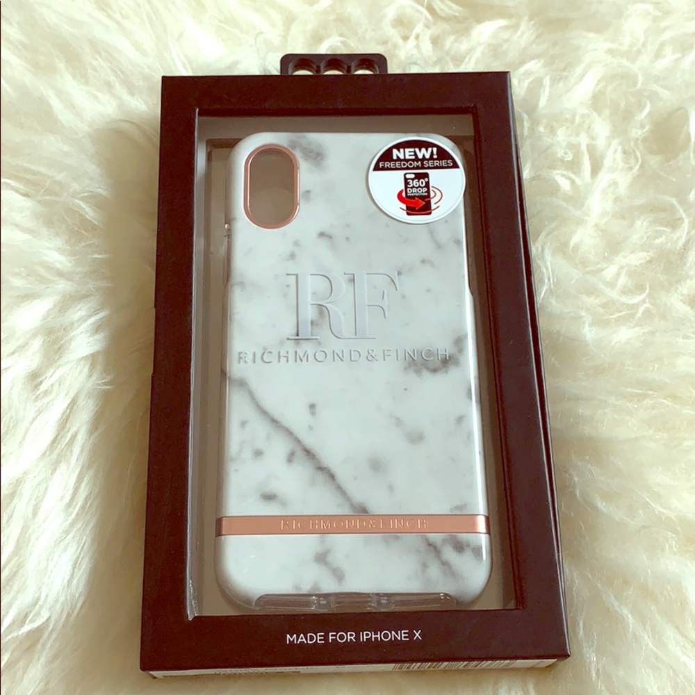 Richmond & Finch White Marble iPhone Case